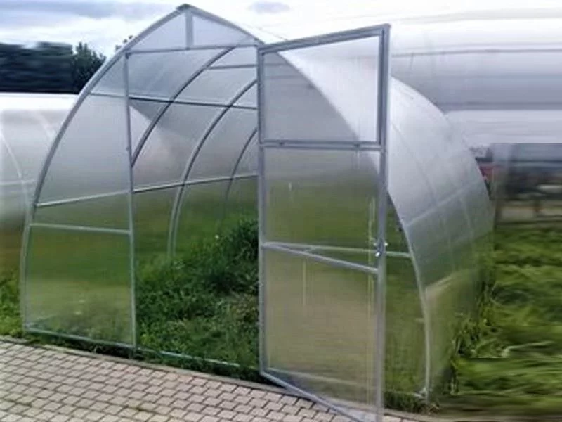 Arkveida polikarbonāta siltumnīca LĀSĪTE 3x4m