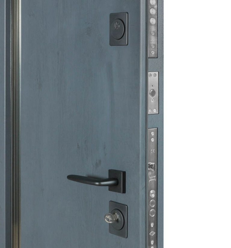 Metāla durvis TERMO HOUSE 705/431 (1200mm) Tumšs Antracīts/Antracīts pelēks - Image 10