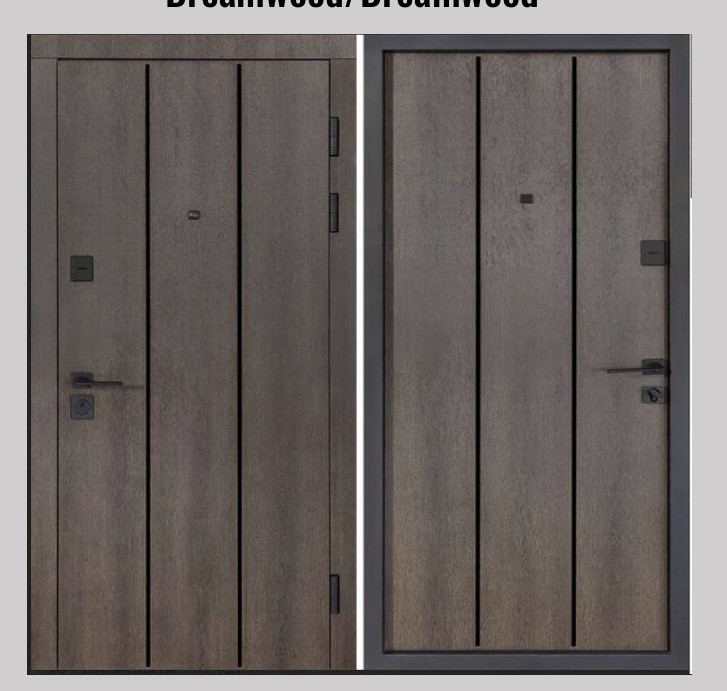 Metāla durvis dzīvoklim PREMA B-434 Modelis 535 Dreamwood/Dreamwood