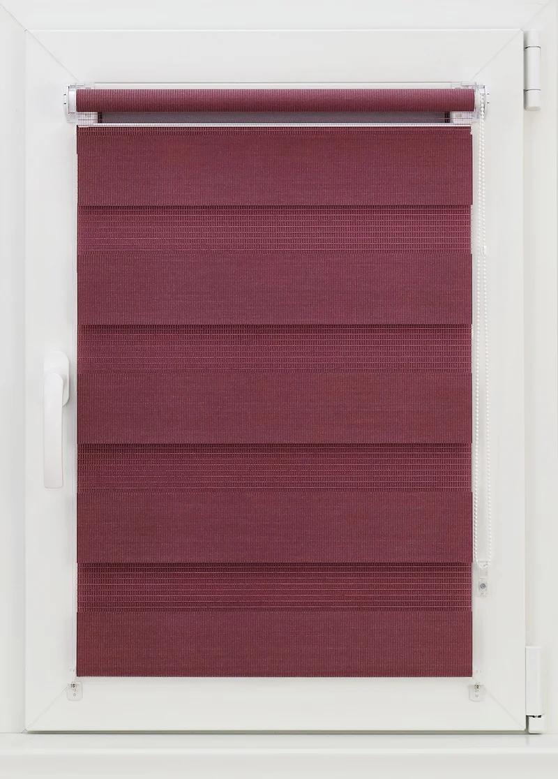 Diena-nakts mini rullo žalūzijas SOFT DN S1812 bordo - Image 2